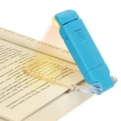 USB Rechargeable LED Book Light – Eye-Friendly & Portable Clip-On Lamp